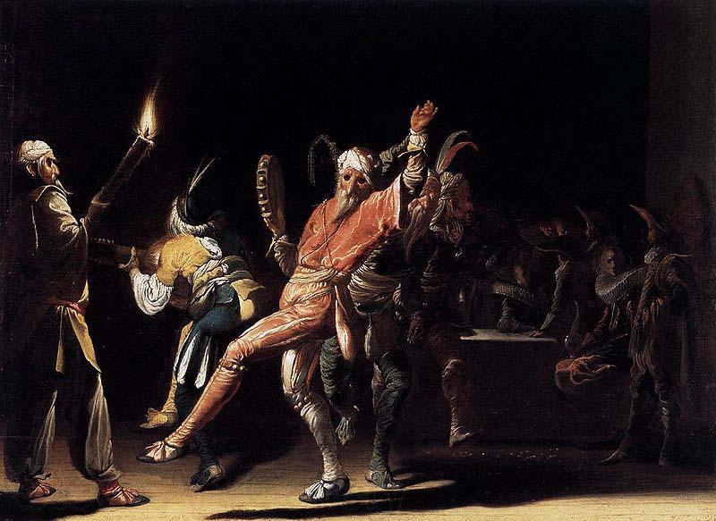 Willem Cornelisz. Duyster Carnival Clowns France oil painting art